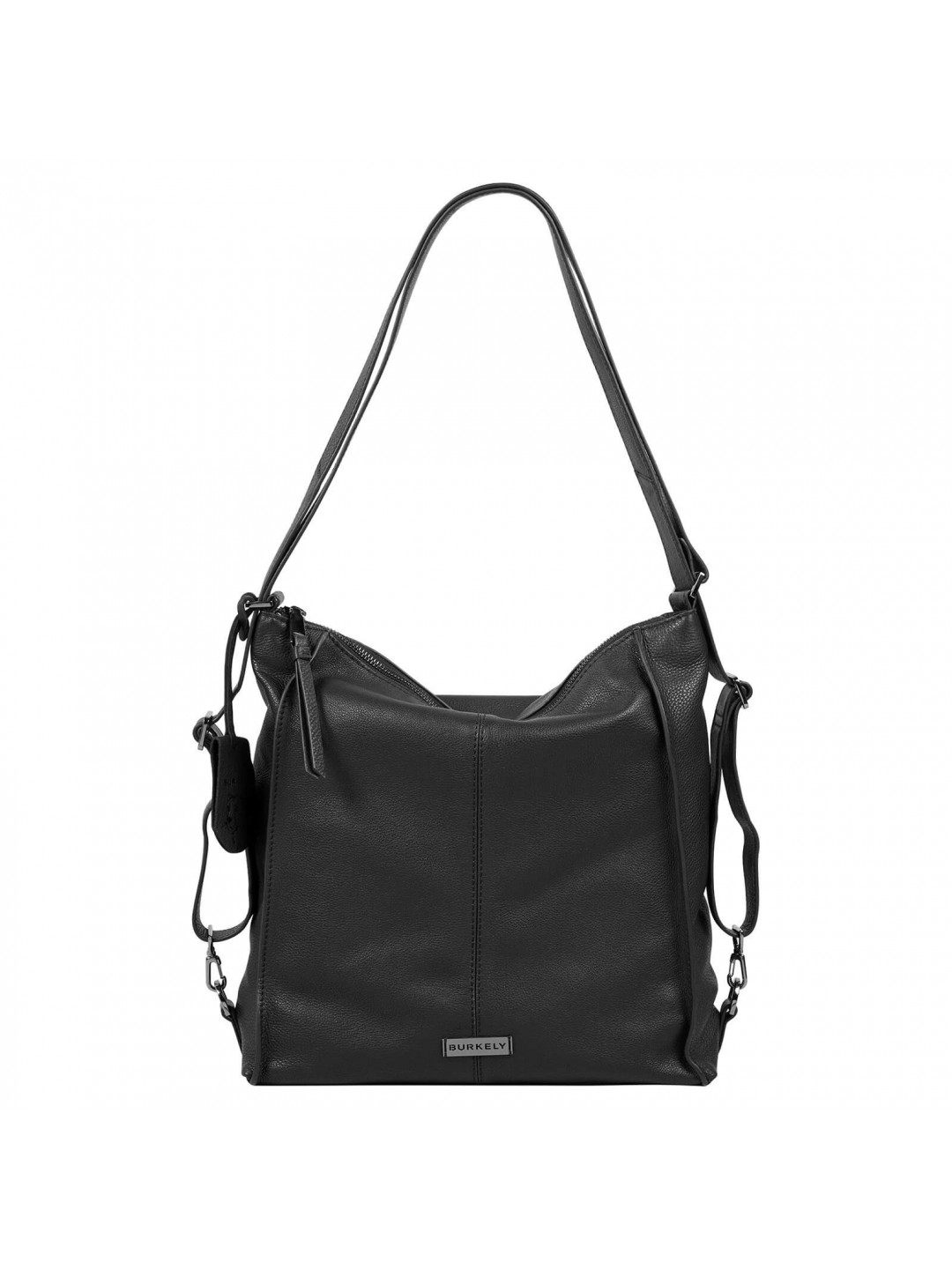 Dámská kožená batůžko kabelka Burkely Ghira – černá